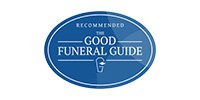 An image of the good funeral guide logo, an accreditation held by Selsdon & District.